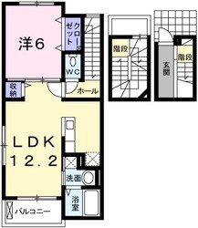 サンリッチBの物件間取画像